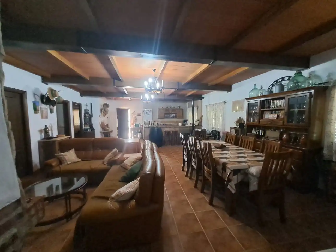 Menjador de Casa o xalet en venda en Alcaracejos amb Piscina i Moblat
