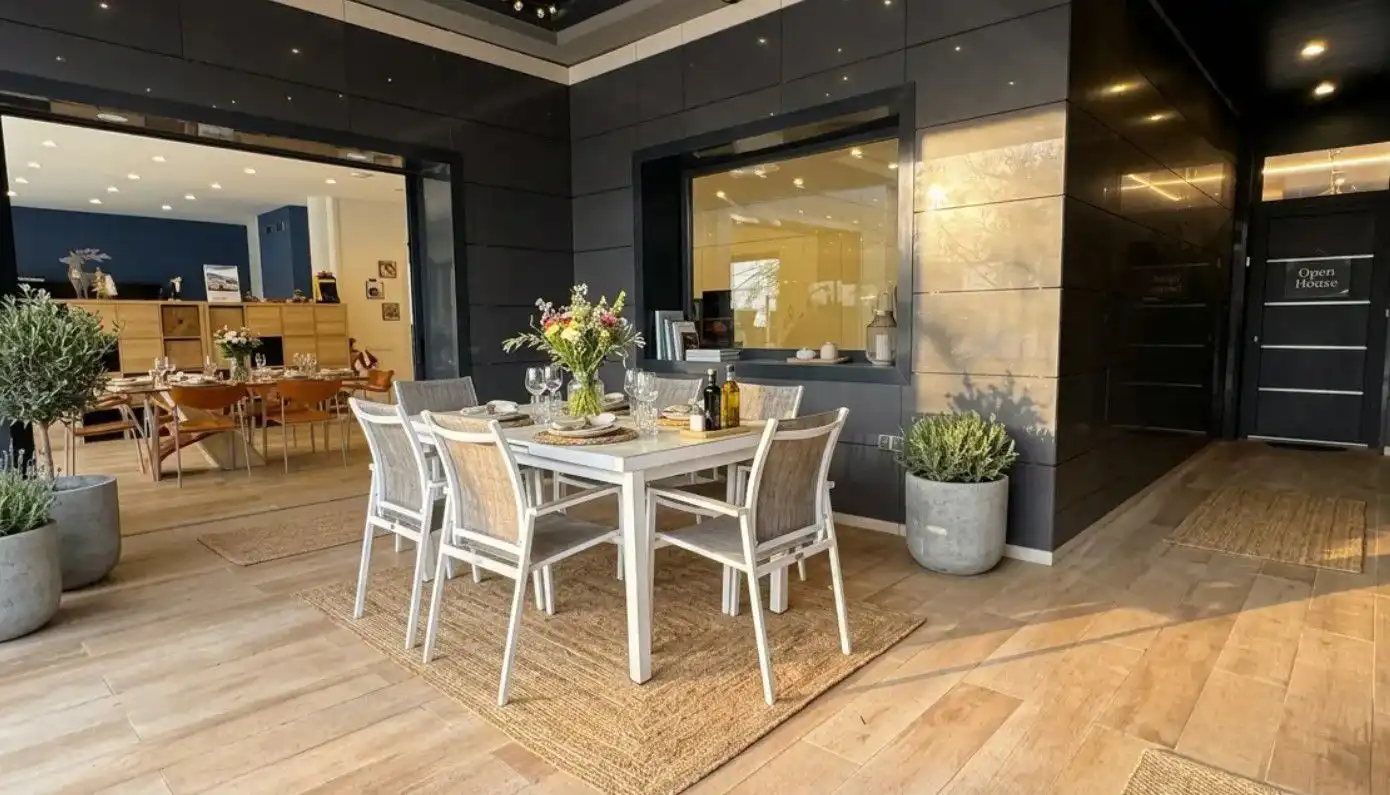 Terraza de Casa o chalet en venta en Cubelles con Aire acondicionado, Calefacción y Jardín privado