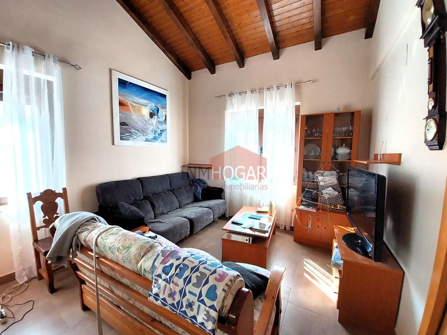 Sala d'estar de Casa o xalet en venda en Villanueva del Aceral amb Jardí privat, Terrassa i Traster