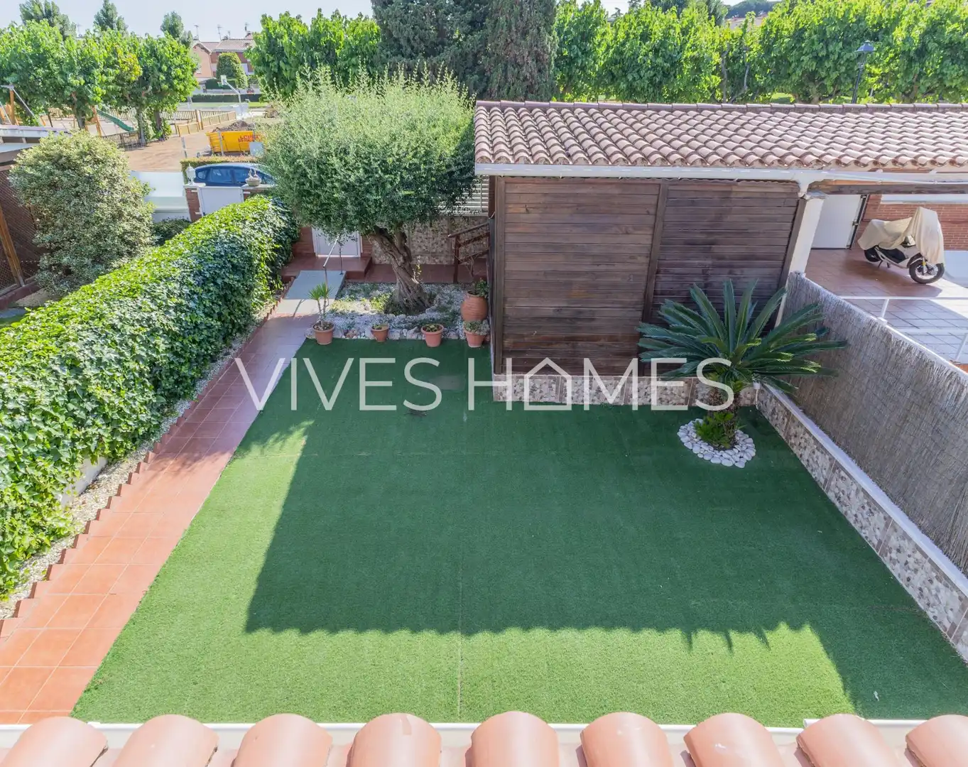 Garten von Haus oder Chalet zum Verkauf in Sant Vicenç de Montalt mit Klimaanlage, Heizung und Privatgarten