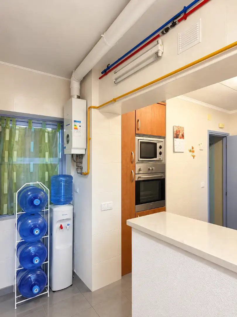 Kitchen of Flat for sale in Figueres  with Air Conditioner, Heating and Furnished