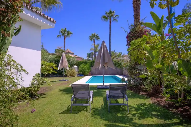 Jardí de Casa o xalet de lloguer en Marbella amb Aire condicionat, Jardí privat i Terrassa
