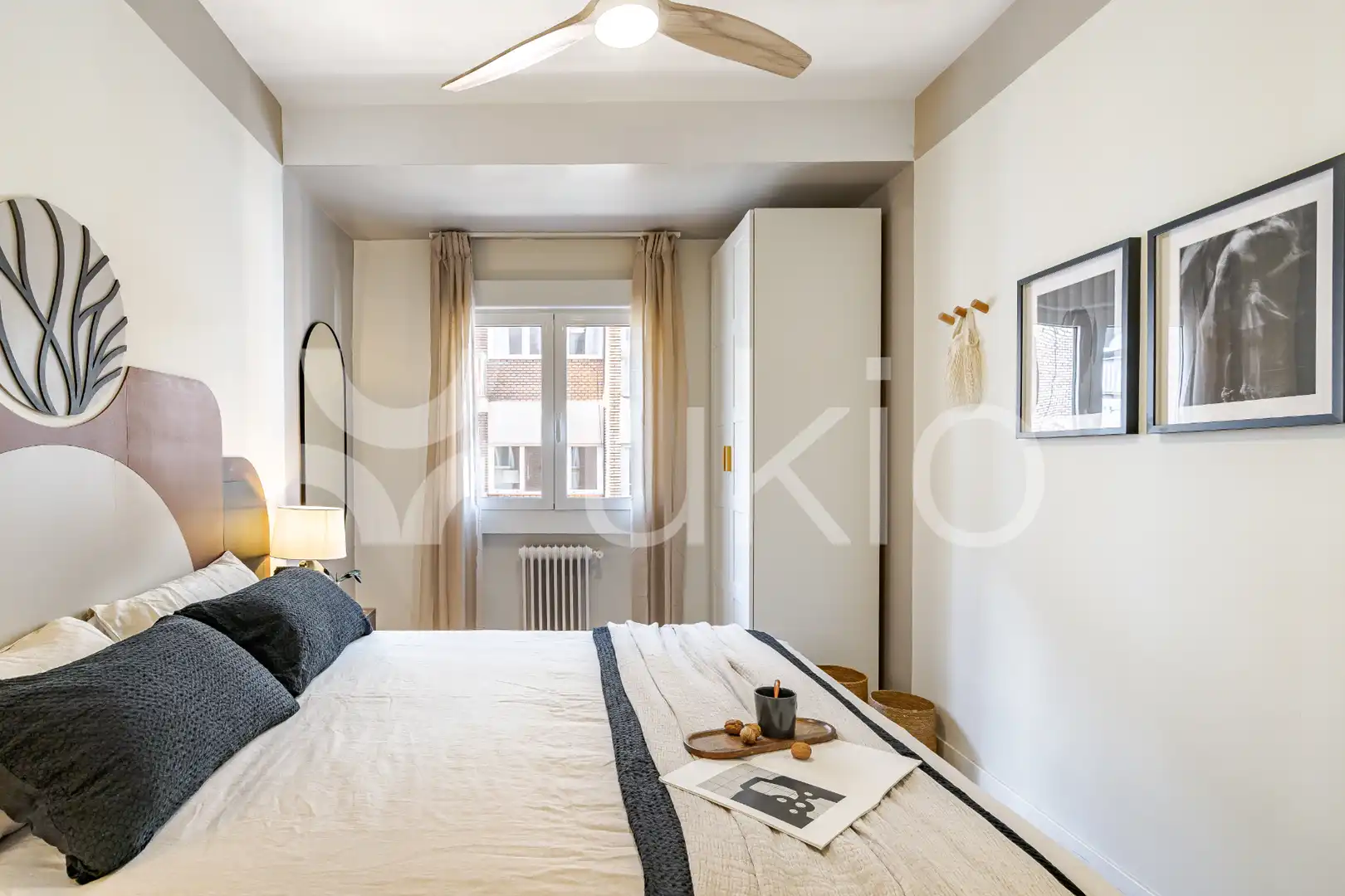 Bedroom of Apartments for rent in Madrid  with Air Conditioner, Heating and Furnished