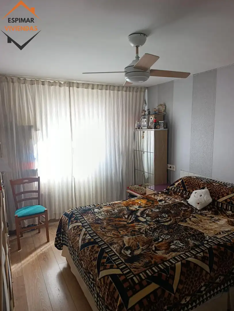 Bedroom of Flat for sale in Zaragoza  with Furnished and Balcony