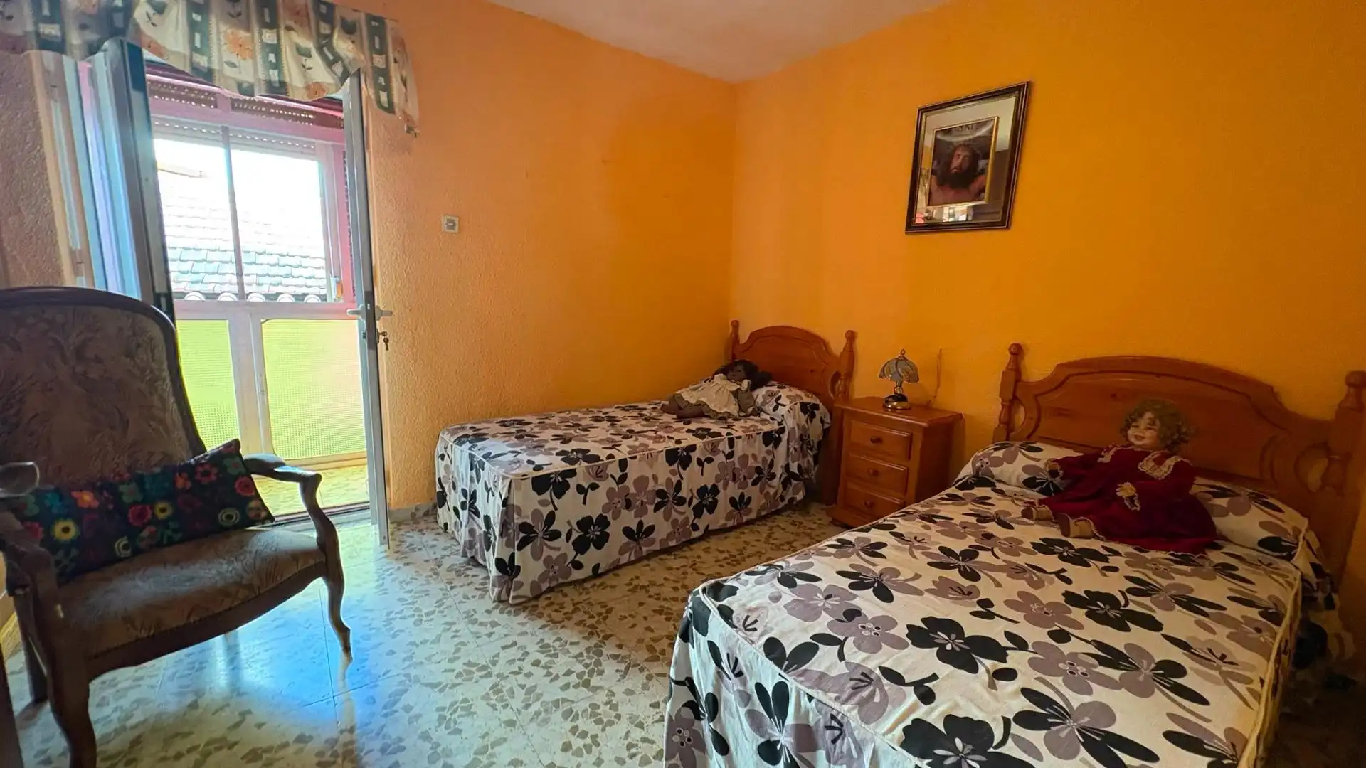 Dormitori de Casa adosada en venda en Málaga amb Aire condicionat, Terrassa i Balcó