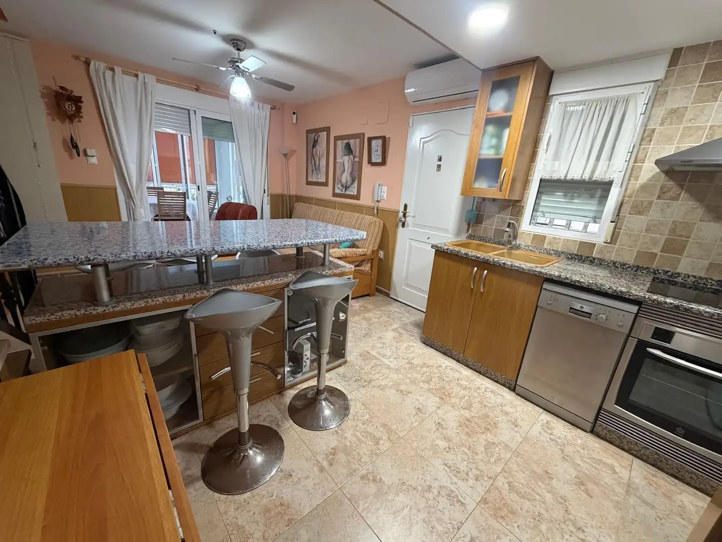 Kitchen of Detached homes for sale in Oliva  with Air Conditioner, Heating and Private garden
