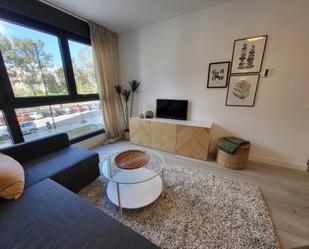 Sala d'estar de Apartament de lloguer en Málaga Capital amb Aire condicionat