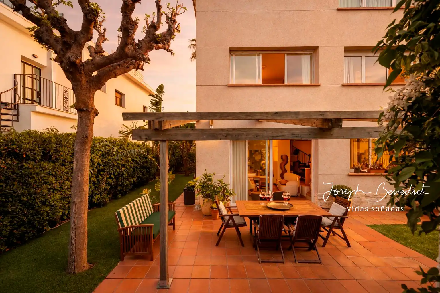 Terraza de Casa o chalet en venta en Castelldefels con Aire acondicionado, Calefacción y Jardín privado