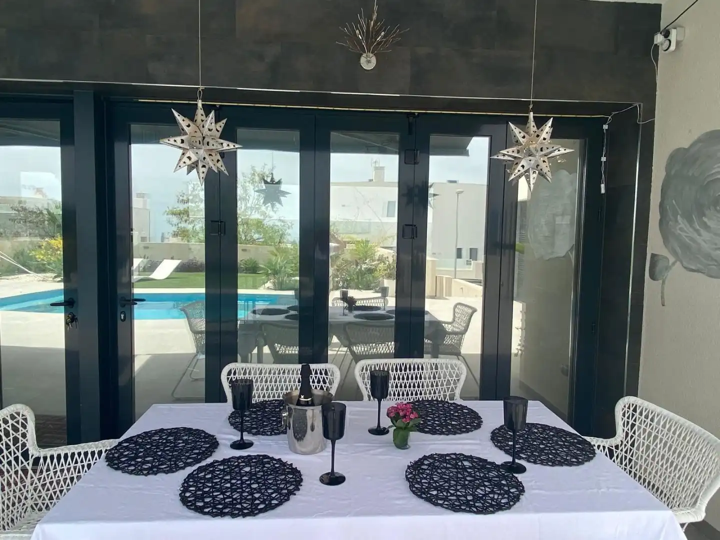 Terraza de Casa o chalet en venta en Polop con Aire acondicionado, Terraza y Piscina