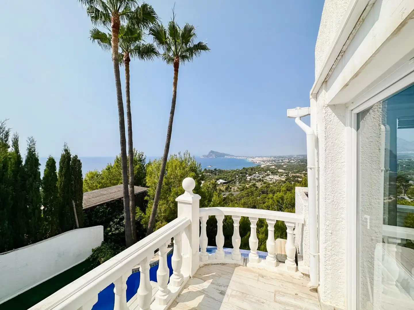 Vista exterior de Casa o chalet en venta en Altea con Aire acondicionado, Jardín privado y Terraza