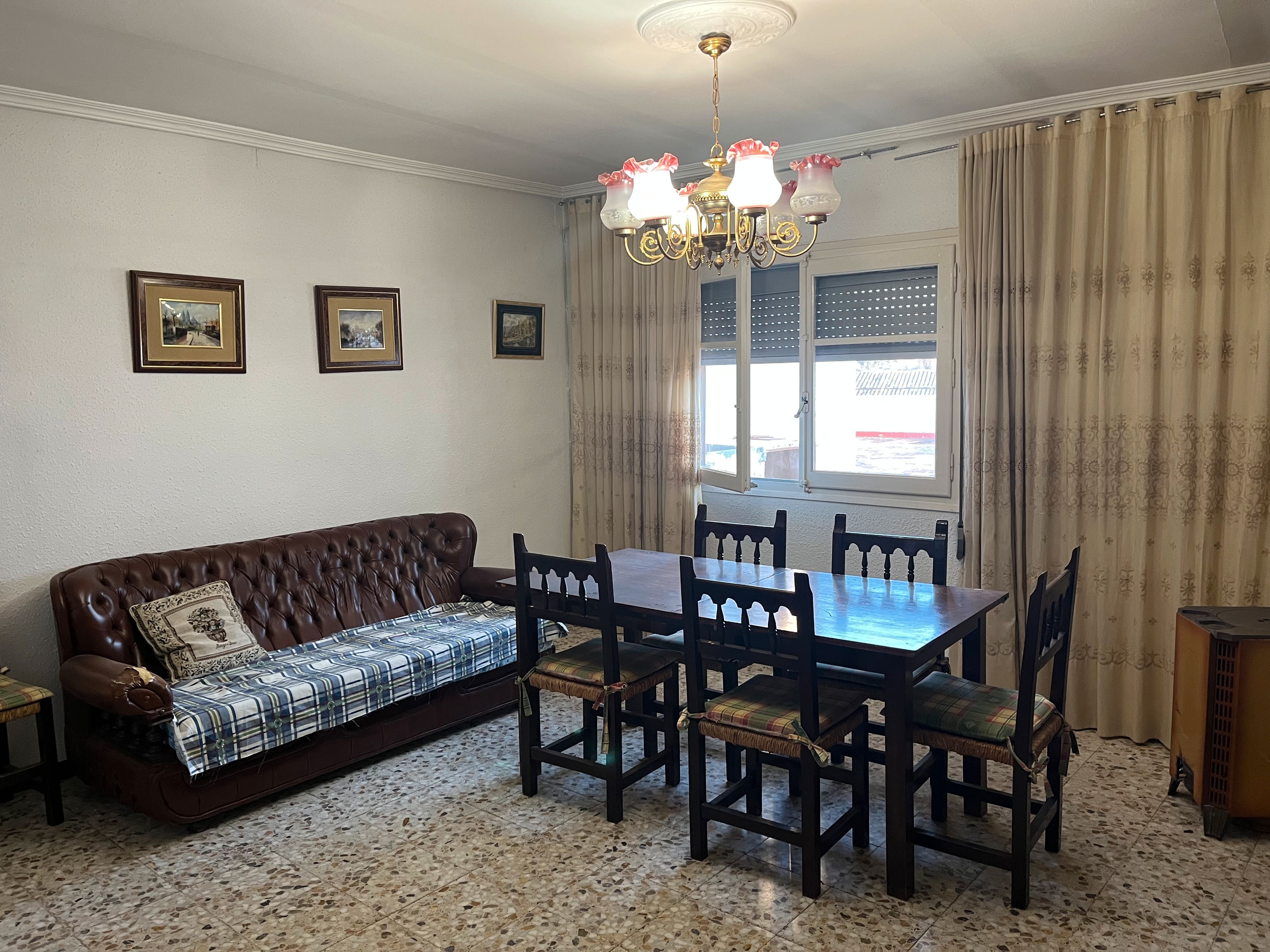 Wohnzimmer von Country house zum verkauf in Azuara mit Terrasse und Abstellraum
