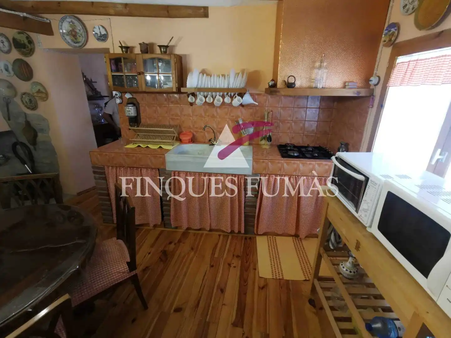 Cocina de Casa o chalet en venta en Savallà del Comtat con Calefacción, Trastero y Amueblado