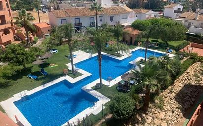 Piscina de Àtic en venda en Manilva amb Aire condicionat, Calefacció i Jardí privat