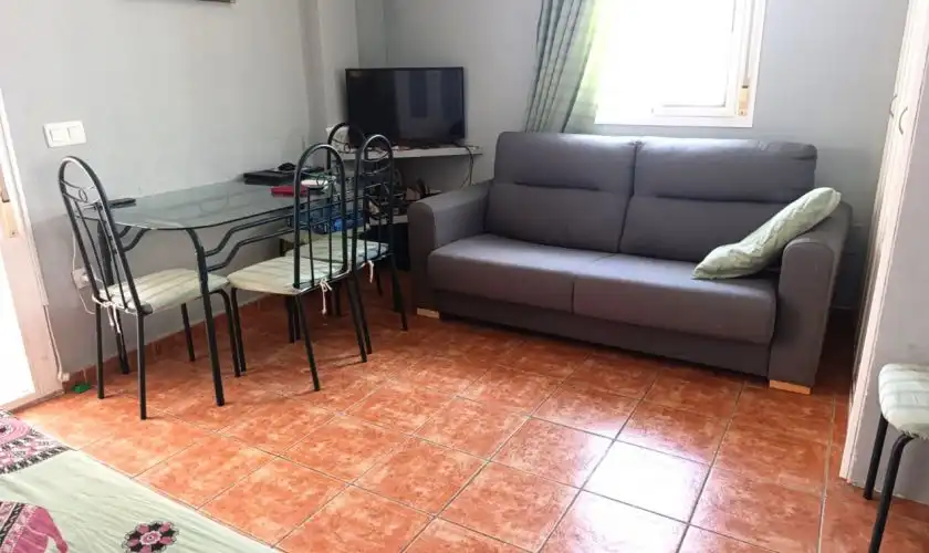 Sala de estar de Casa adosada en venta en Níjar con Terraza y Amueblado