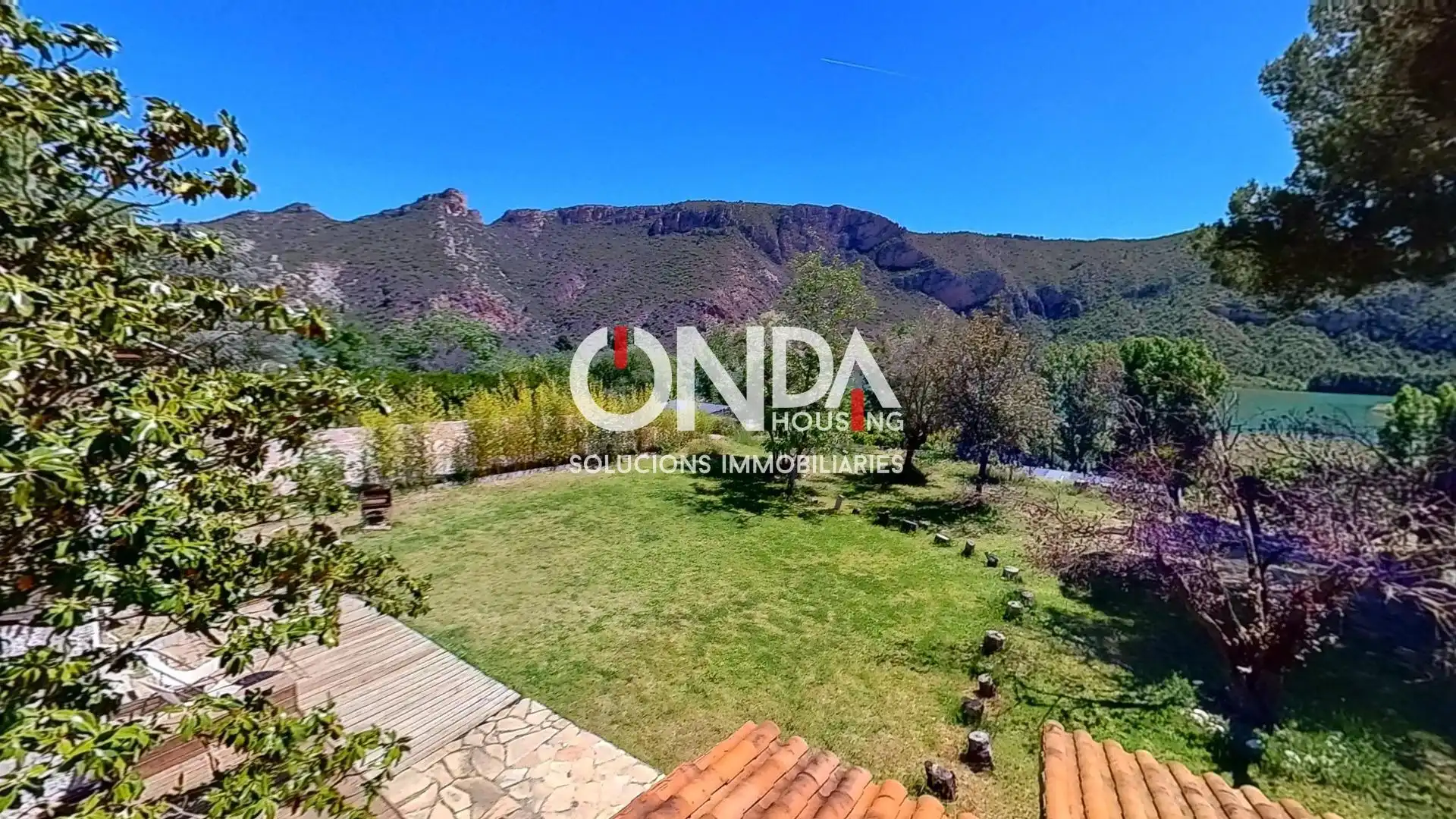 Garden of Houses for sale in Camarasa  with Heating, Private garden and Parquet flooring