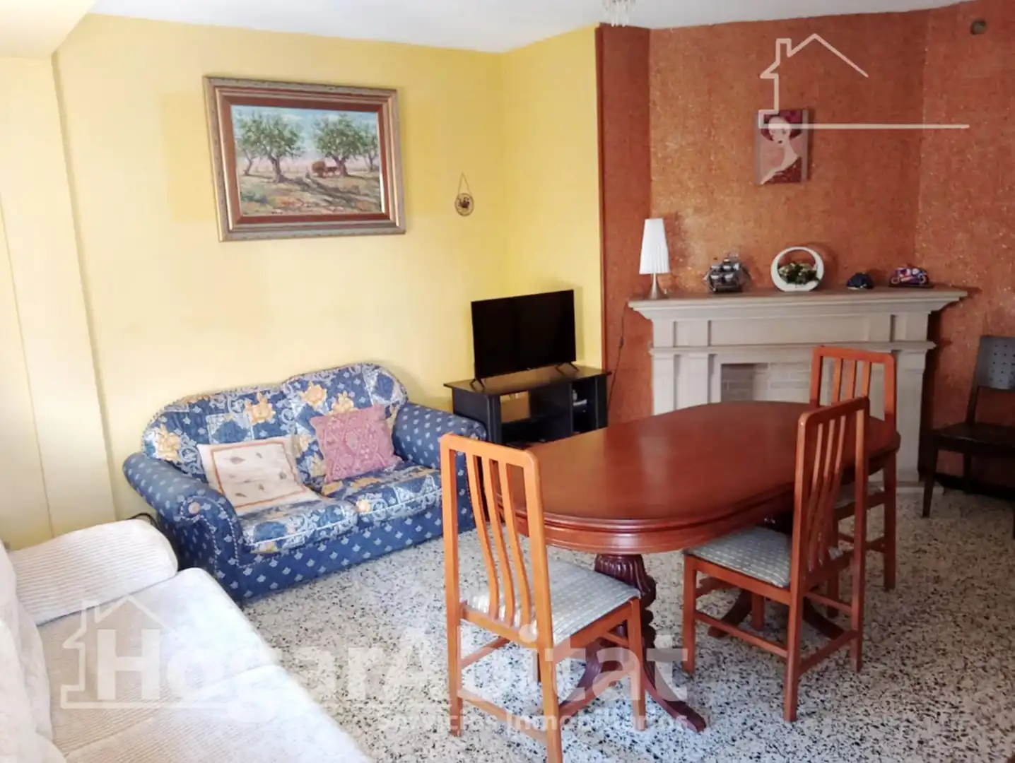 Living room of Flat for sale in Alzira  with Balcony