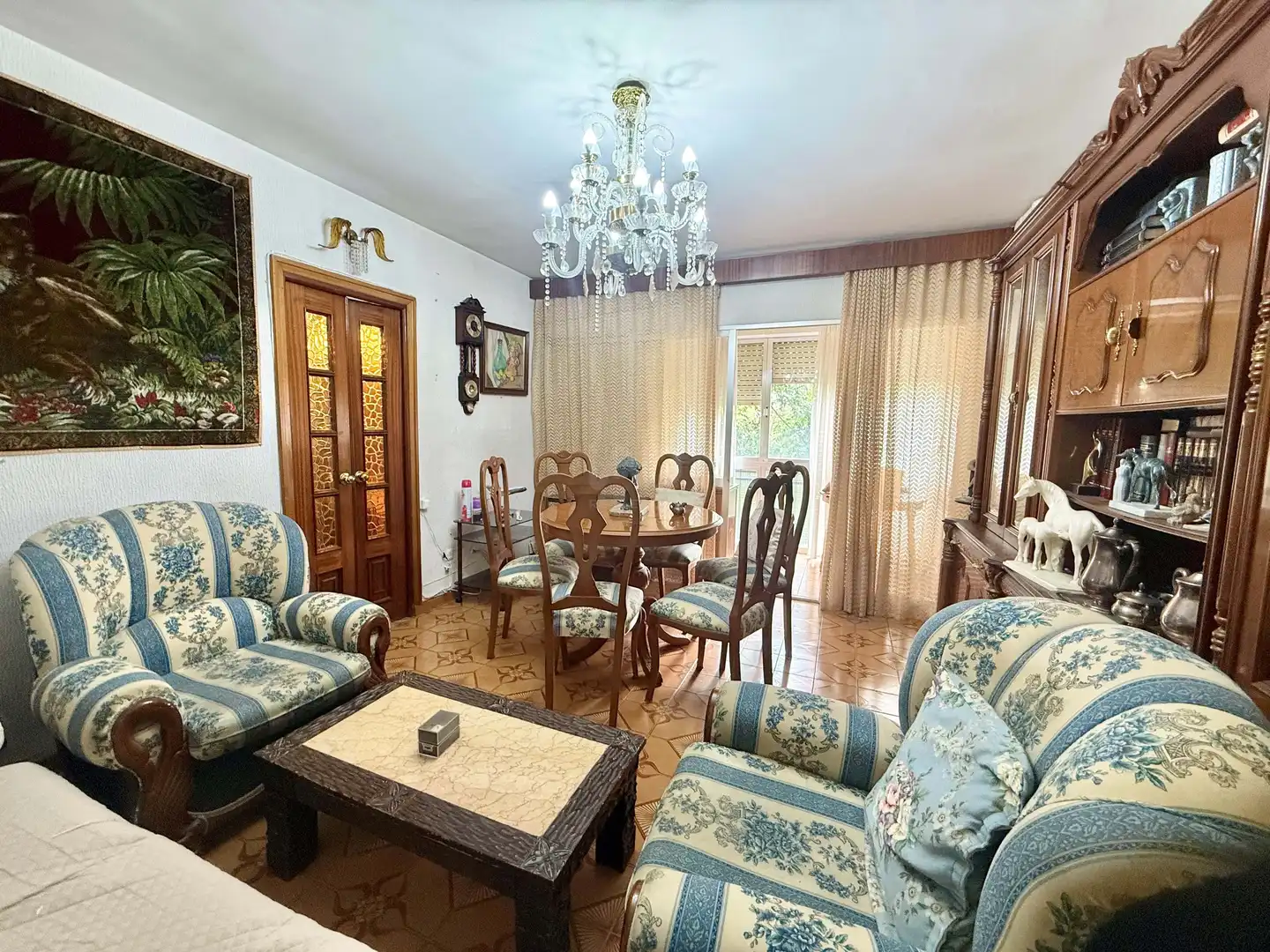 Sala de estar de Piso en venta en Madrid con Aire acondicionado y Terraza