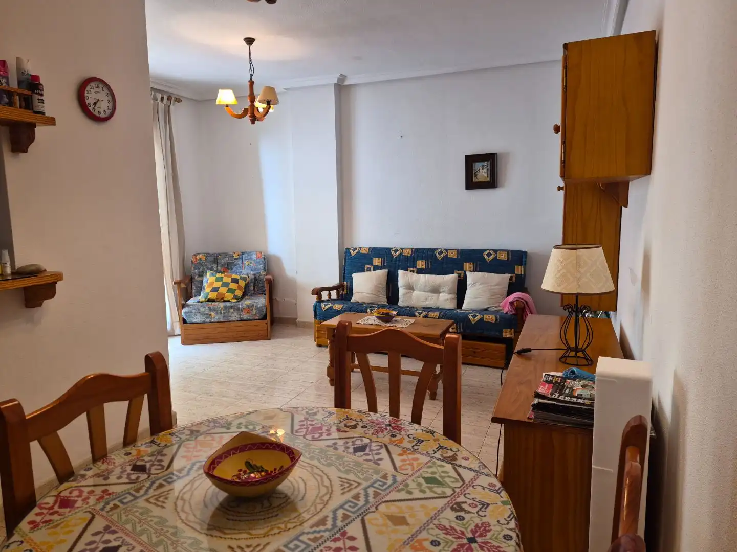 Sala d'estar de Apartament en venda en Villajoyosa / La Vila Joiosa amb Terrassa, Piscina i Balcó