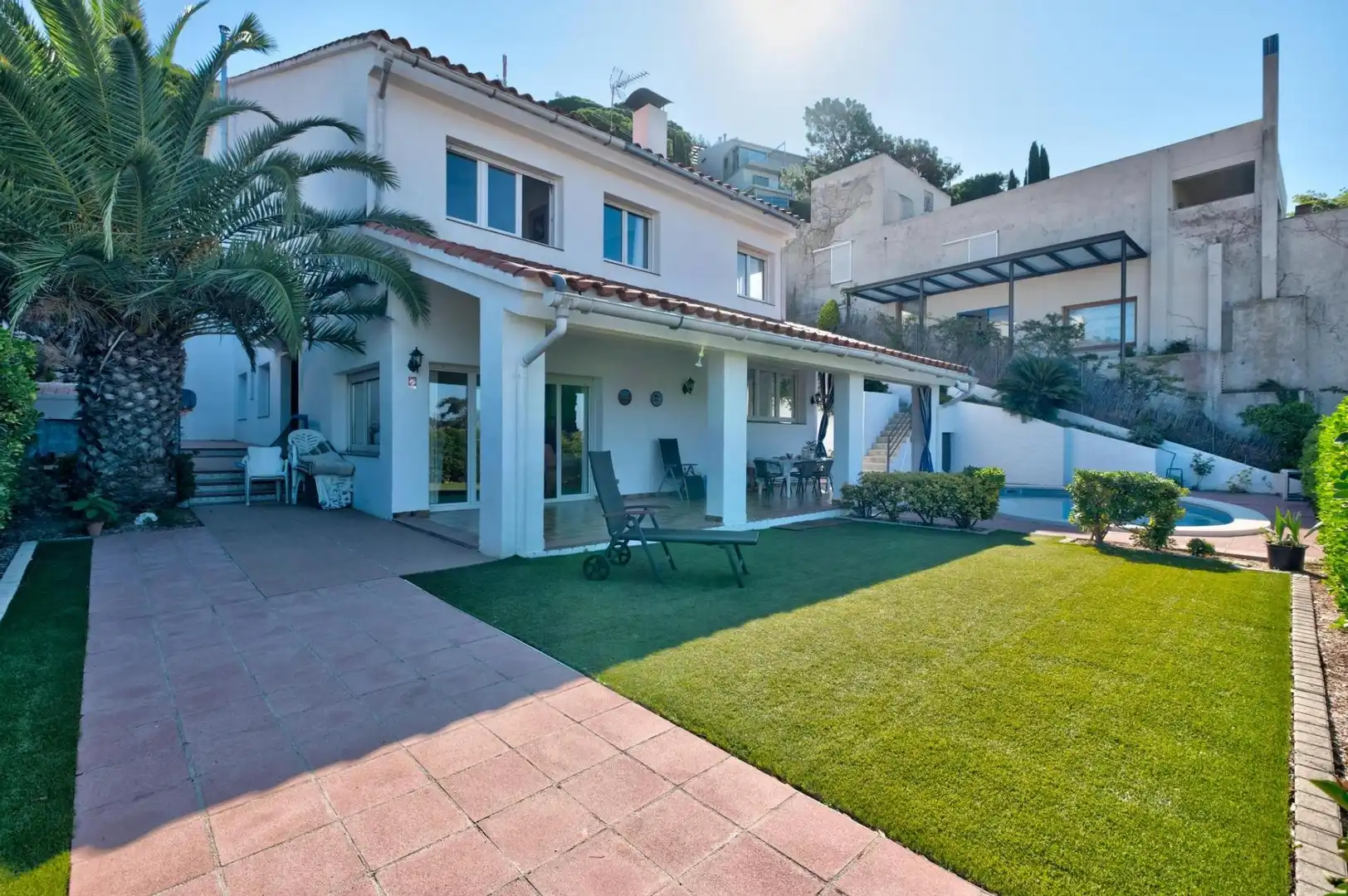 Jardín de Casa o chalet en venta en Blanes con Calefacción, Jardín privado y Piscina
