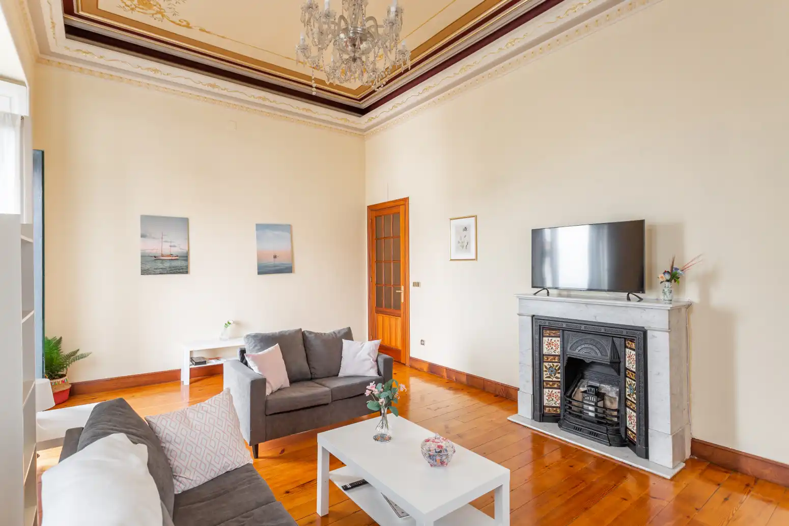 Sala de estar de Piso en venta en Lekeitio con Calefacción y Balcón
