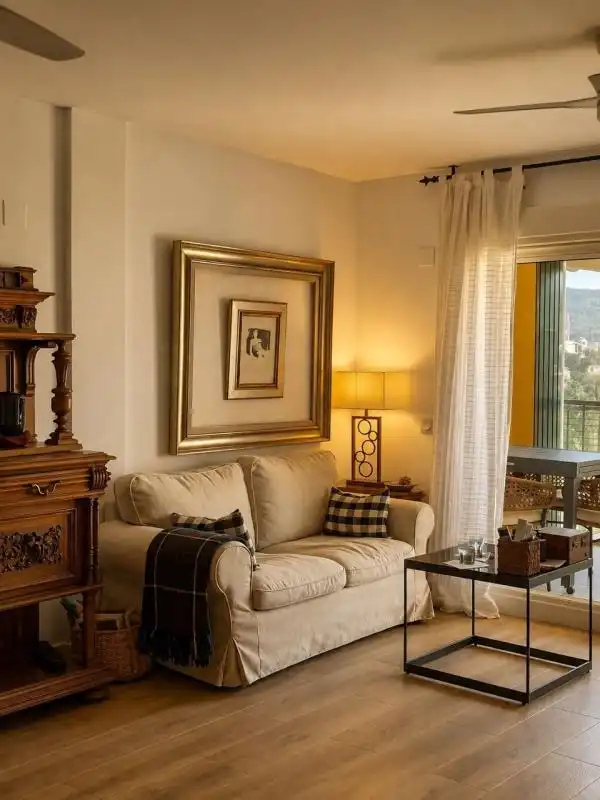 Living room of Flat for sale in Dénia  with Air Conditioner and Heating