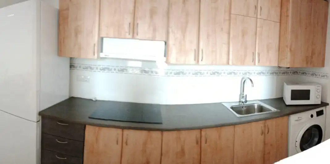 Cocina de Piso de alquiler en Roquetas de Mar con Aire acondicionado, Calefacción y Terraza