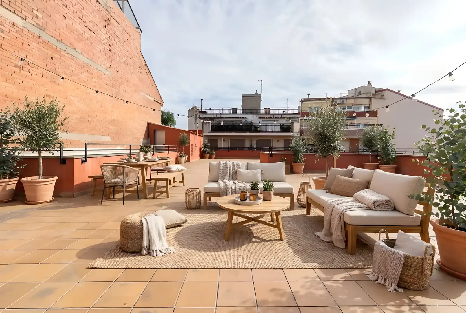 Terraza de Ático en venta en Sant Cugat del Vallès con Aire acondicionado, Calefacción y Parquet
