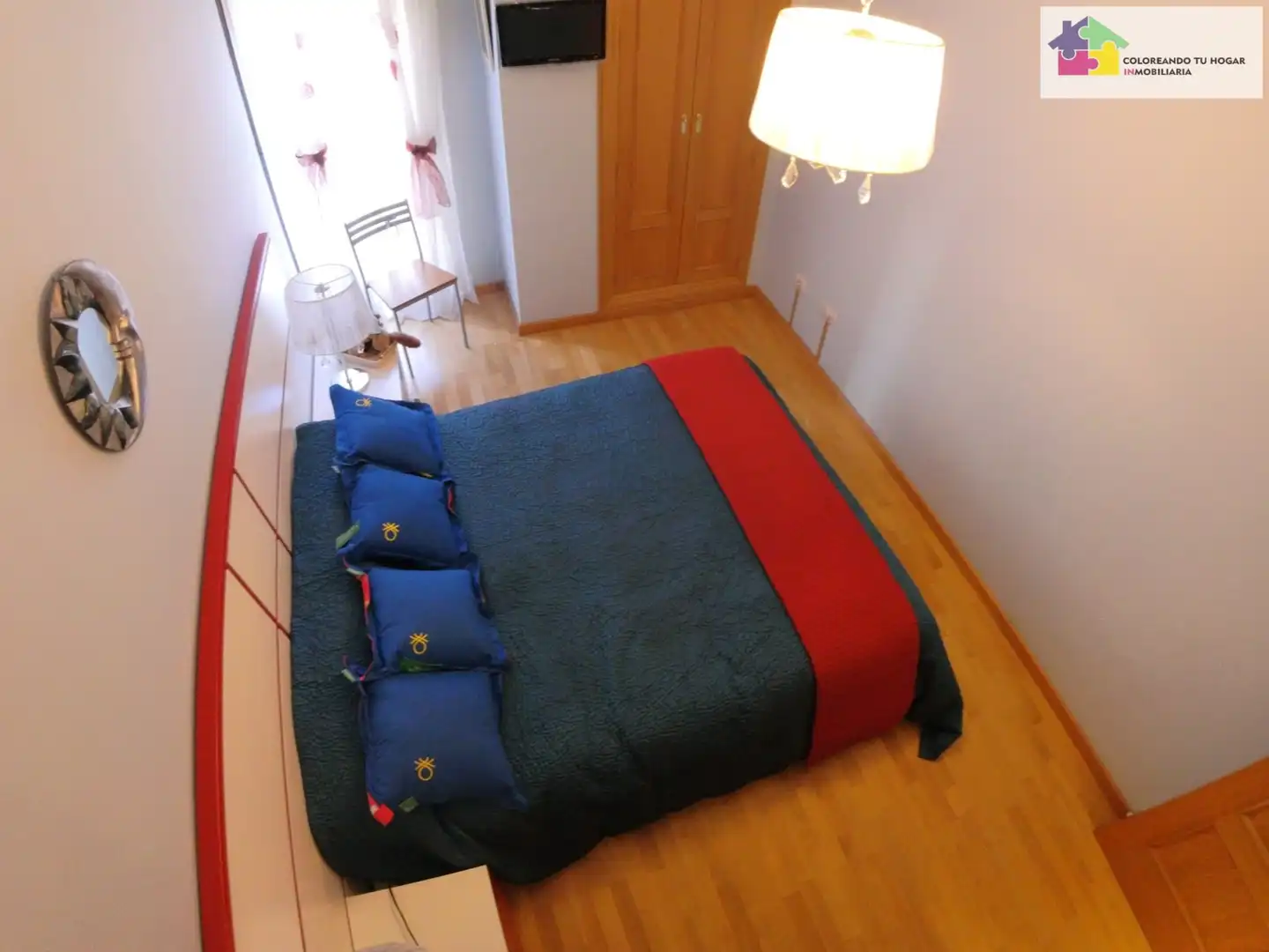 Schlafzimmer von Wohnung zur Miete in León Capital  mit Heizung, Parkett und Terrasse