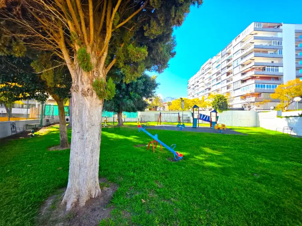 Jardín de Apartamento en venta en Benalmádena con Jardín privado, Terraza y Piscina