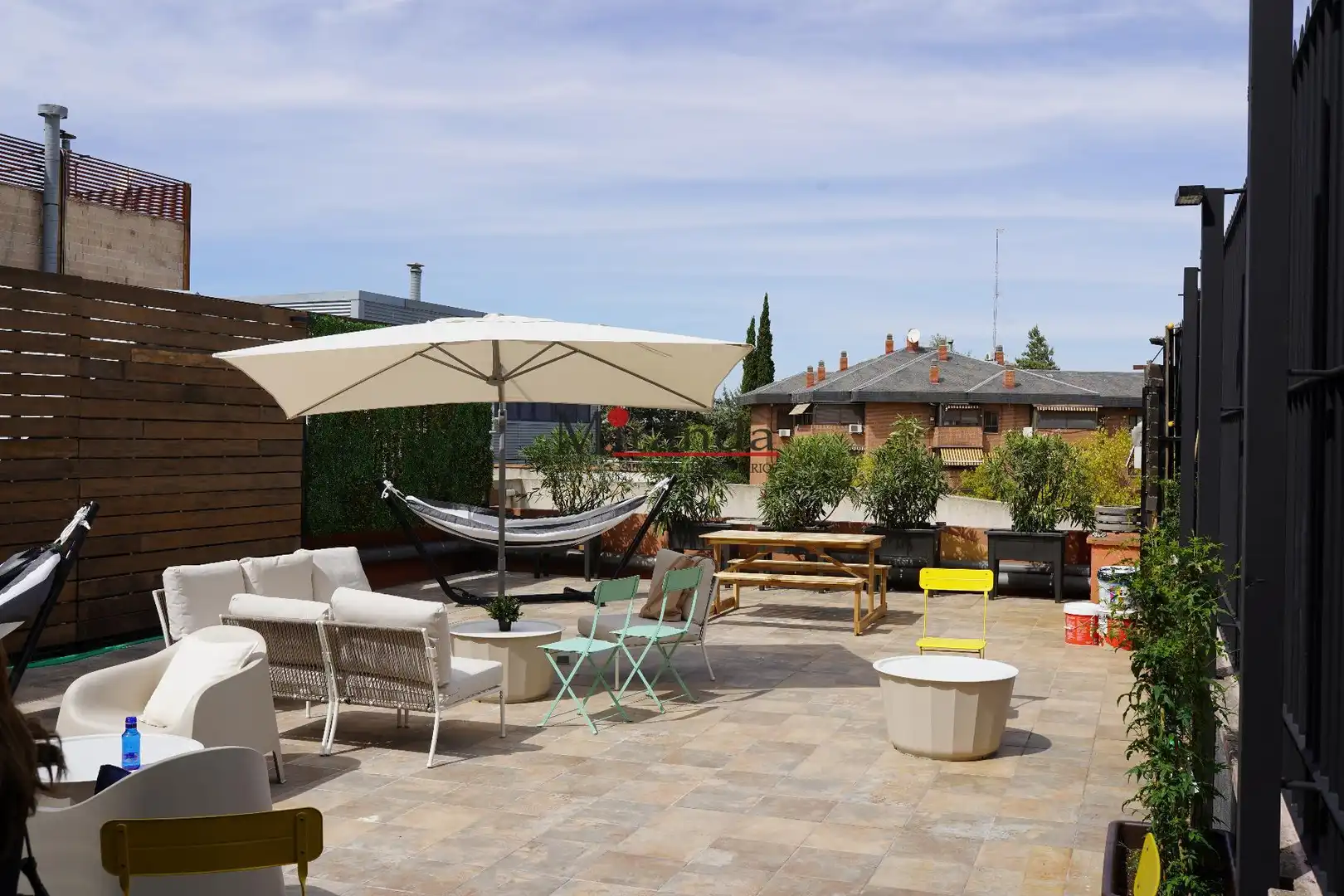 Terraza de Estudio para compartir en Villaviciosa de Odón con Aire acondicionado, Calefacción y Terraza