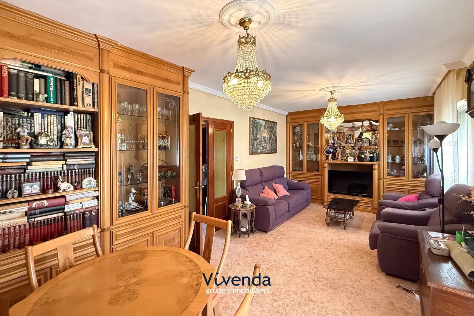 Sala de estar de Casa adosada en venta en Humanes de Madrid con Calefacción, Jardín privado y Terraza