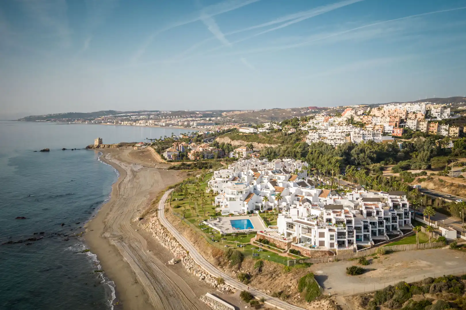 Vista exterior de Planta baixa en venda en Casares amb Aire condicionat, Terrassa i Moblat