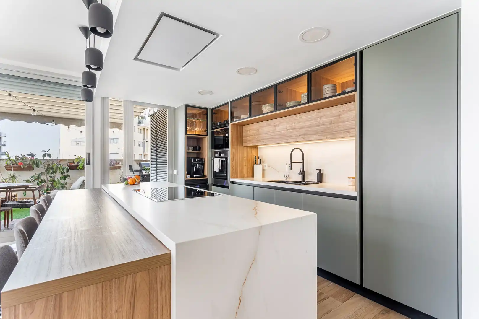 Cocina de Ático en venta en Valencia con Aire acondicionado, Calefacción y Jardín privado