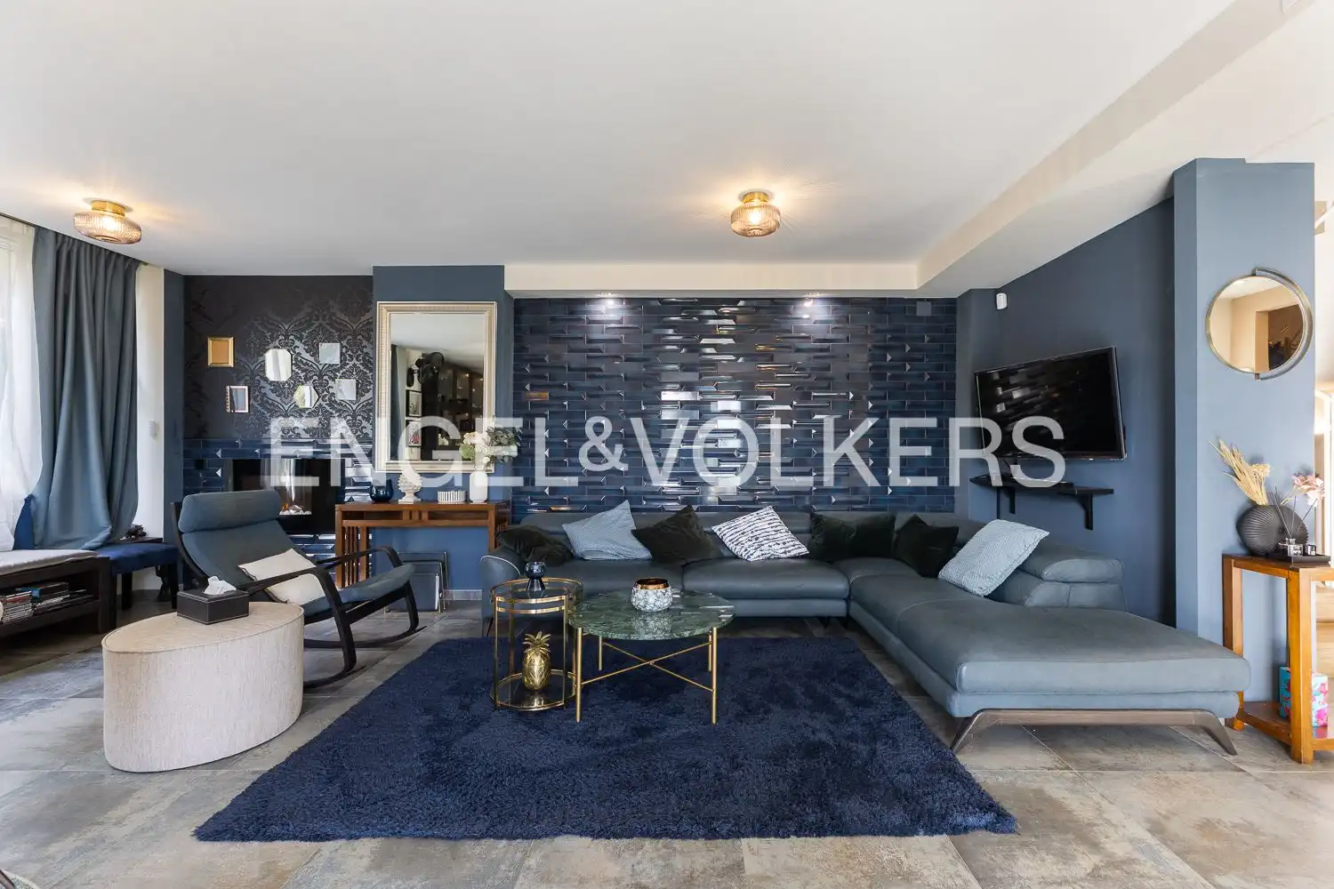 Living room of Houses for sale in Chiva  with Air Conditioner, Heating and Private garden
