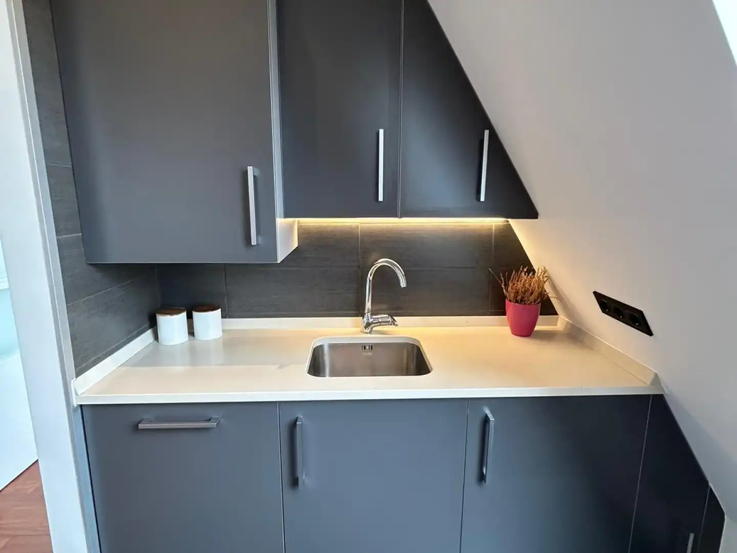 Cuina de Apartament de lloguer en Donostia - San Sebastián  amb Aire condicionat, Calefacció i Moblat