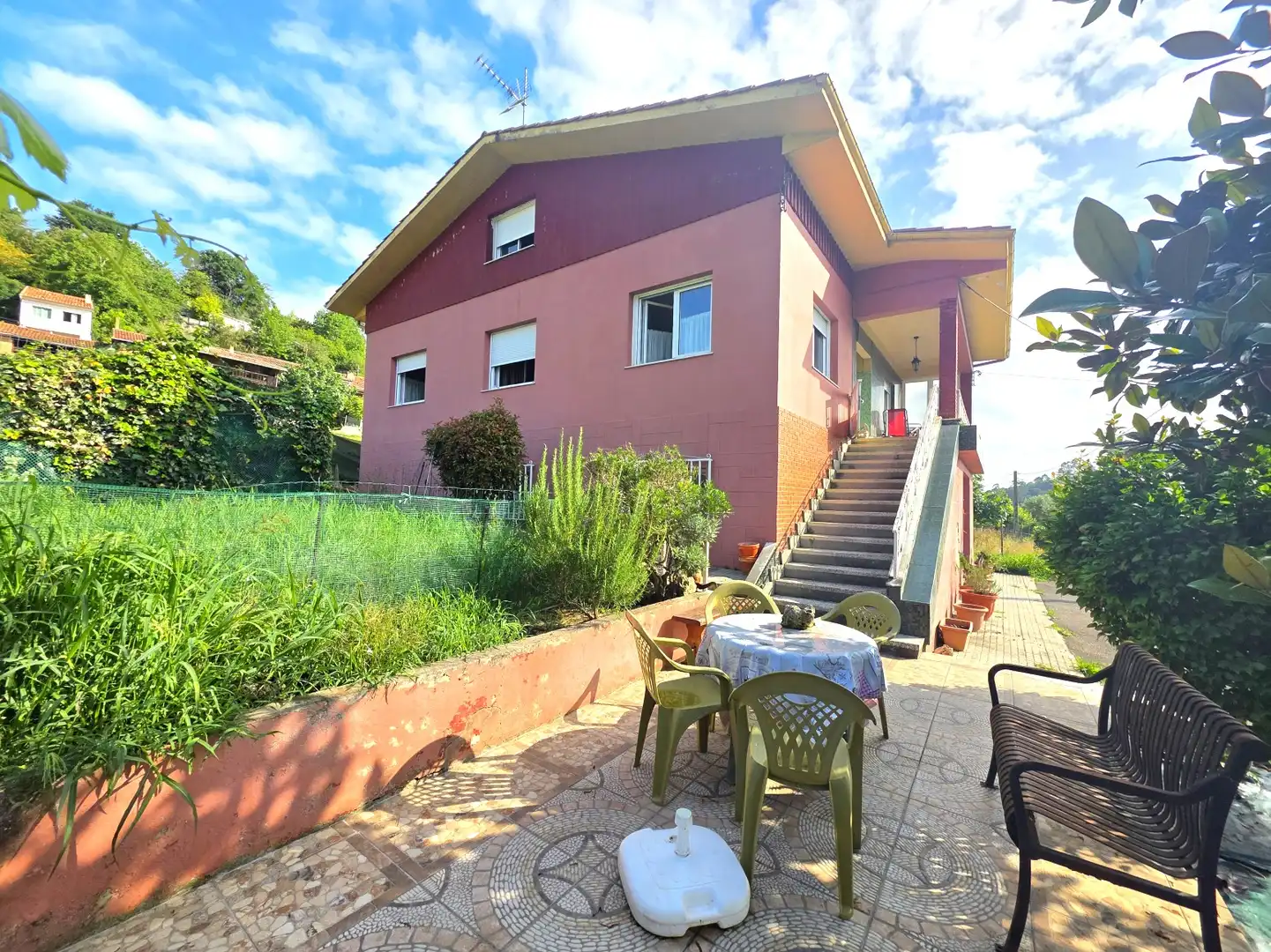 Jardín de Casa o chalet en venta en Siero con Calefacción, Parquet y Terraza