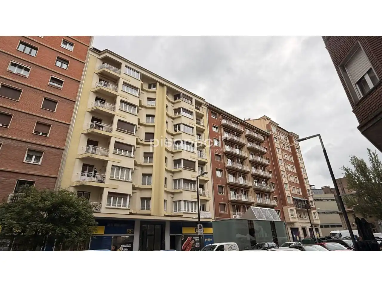 Exterior view of Flat for sale in  Pamplona / Iruña  with Heating, Parquet flooring and Storage room