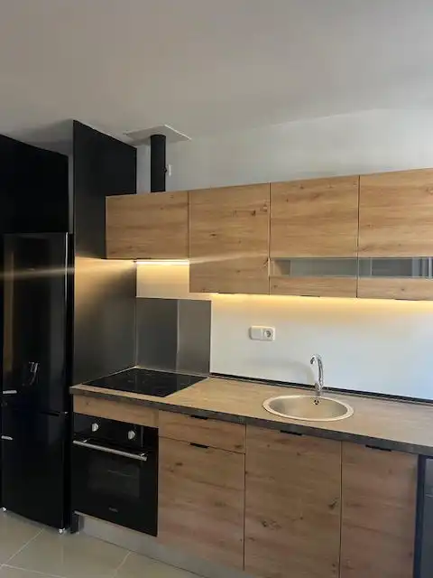 Kitchen of Flat for rent in El Álamo  with Air Conditioner, Heating and Furnished