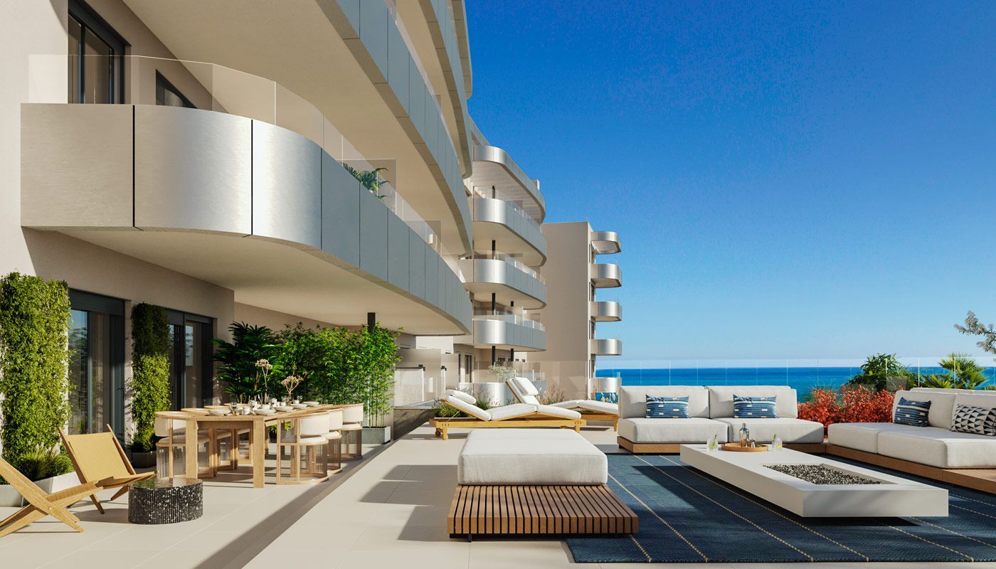 Terrace of Flat for sale in Torremolinos  with Air Conditioner, Heating and Parquet flooring