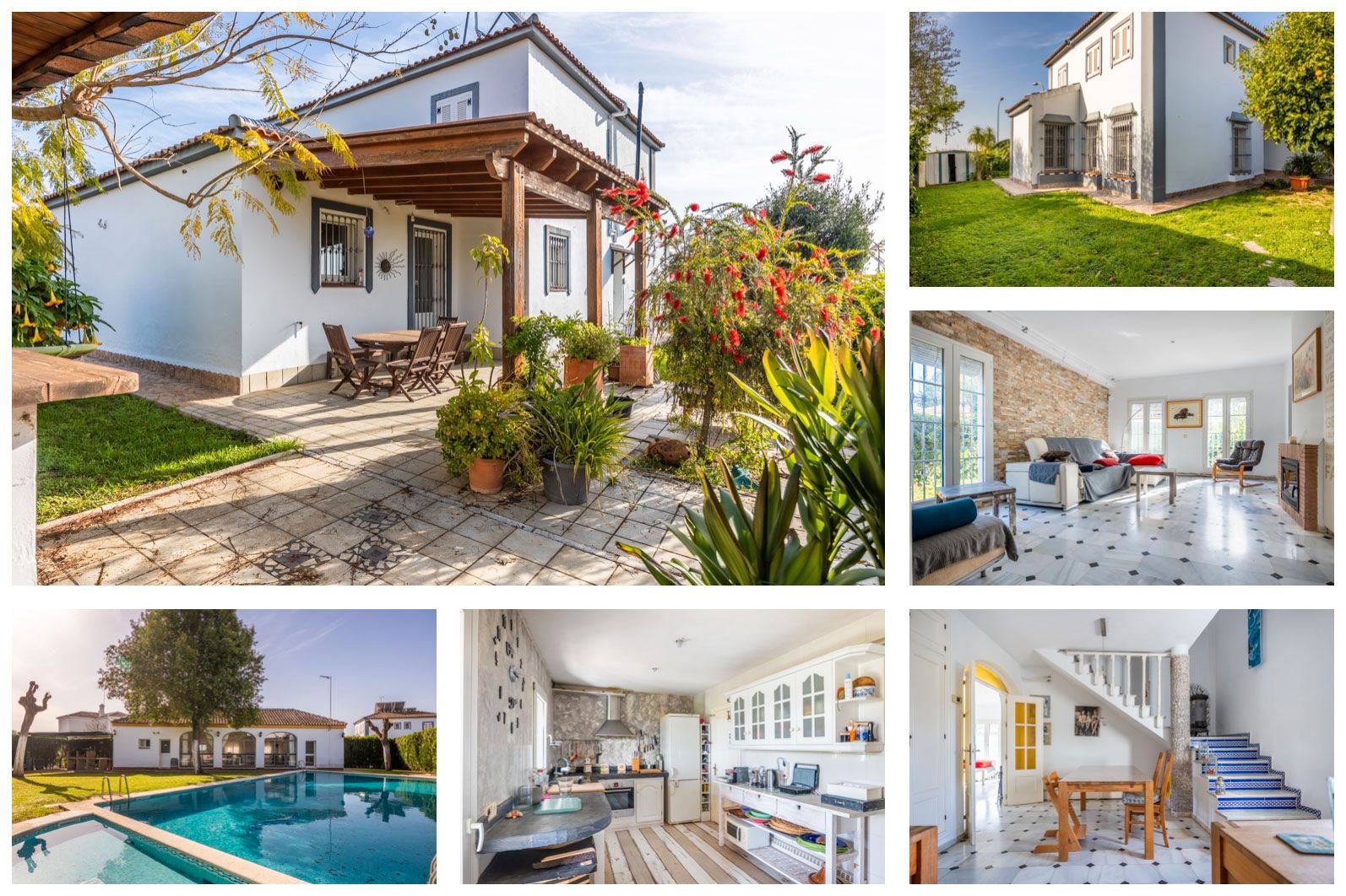 Exterior view of House or chalet for sale in Espartinas  with Air Conditioner, Heating and Private garden