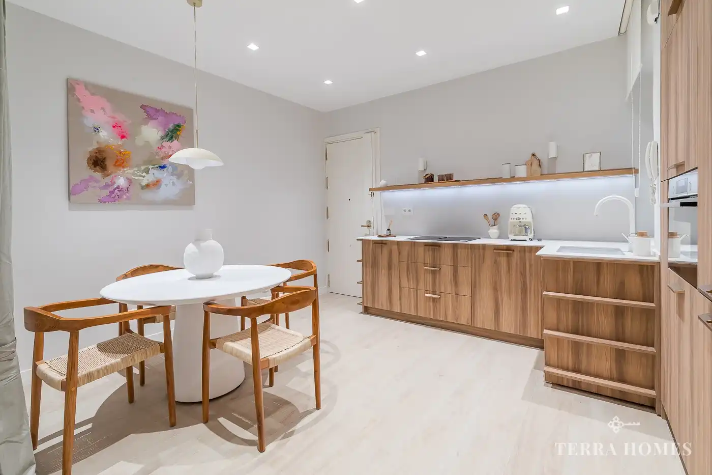 Cocina de Apartamento de alquiler en Madrid con Aire acondicionado, Amueblado y Internet