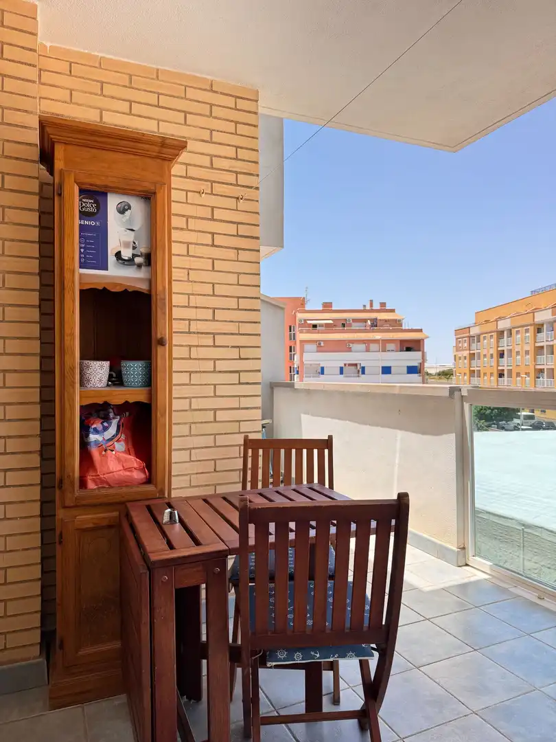 Terrassa de Apartament en venda en Roquetas de Mar amb Aire condicionat, Terrassa i Moblat