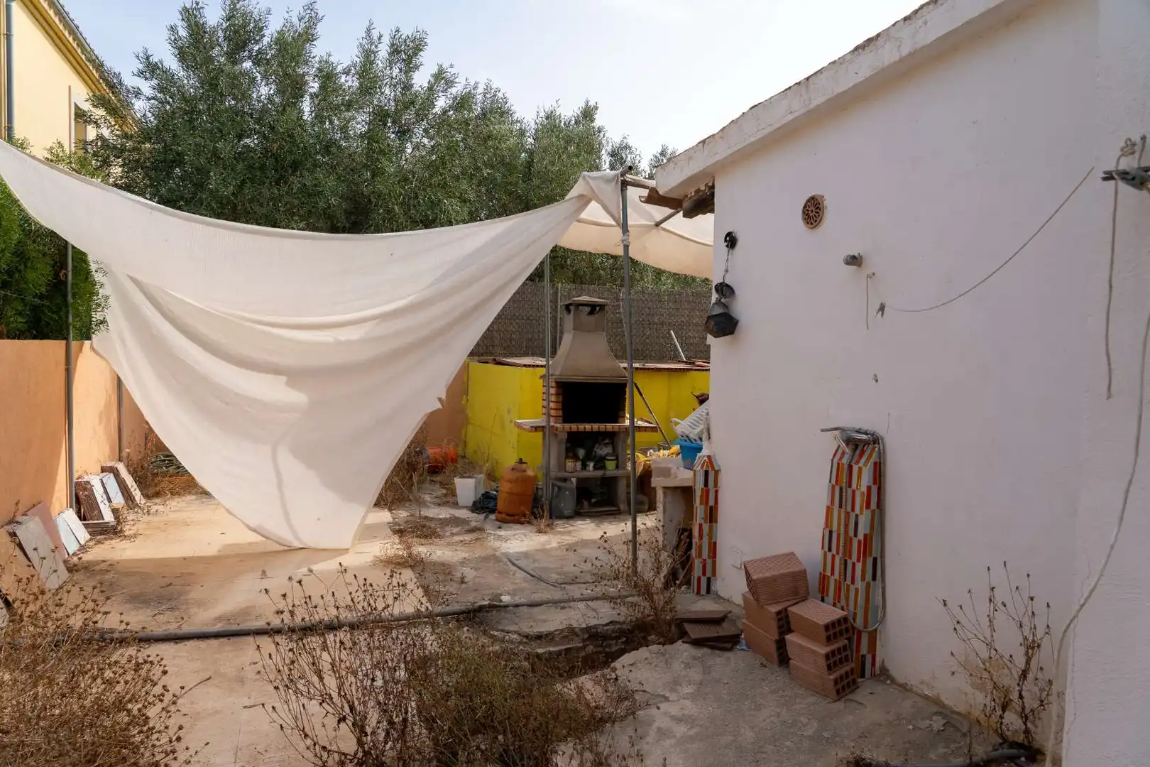 Vista exterior de Casa o xalet en venda en Campos amb Jardí privat, Terrassa i Moblat