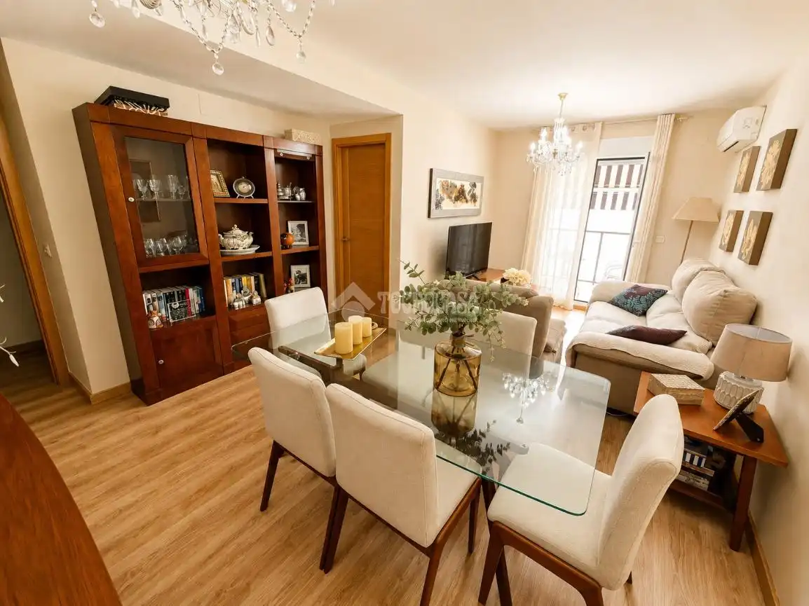 Living room of Flat for sale in Armilla  with Air Conditioner, Terrace and Storage room