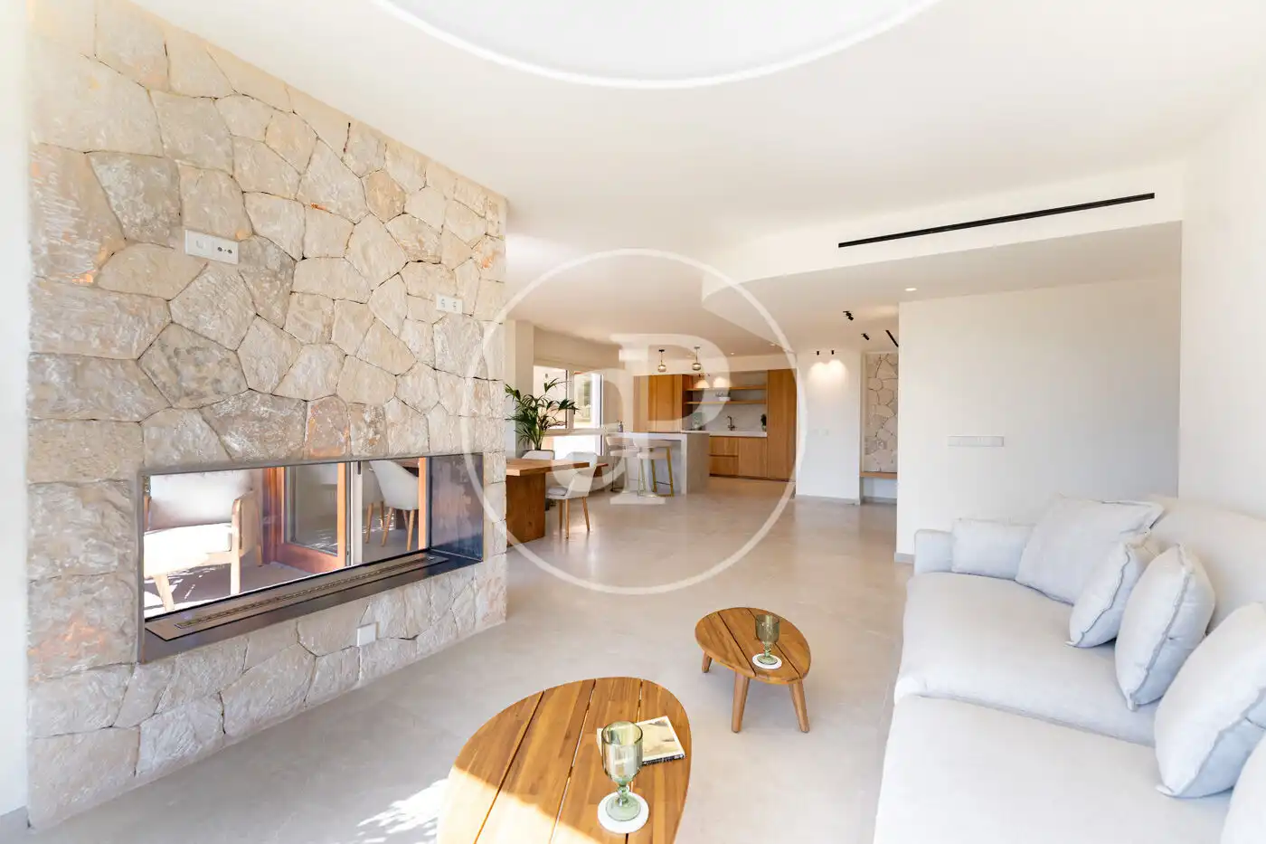 Sala de estar de Piso en venta en  Palma de Mallorca con Aire acondicionado, Calefacción y Jardín privado
