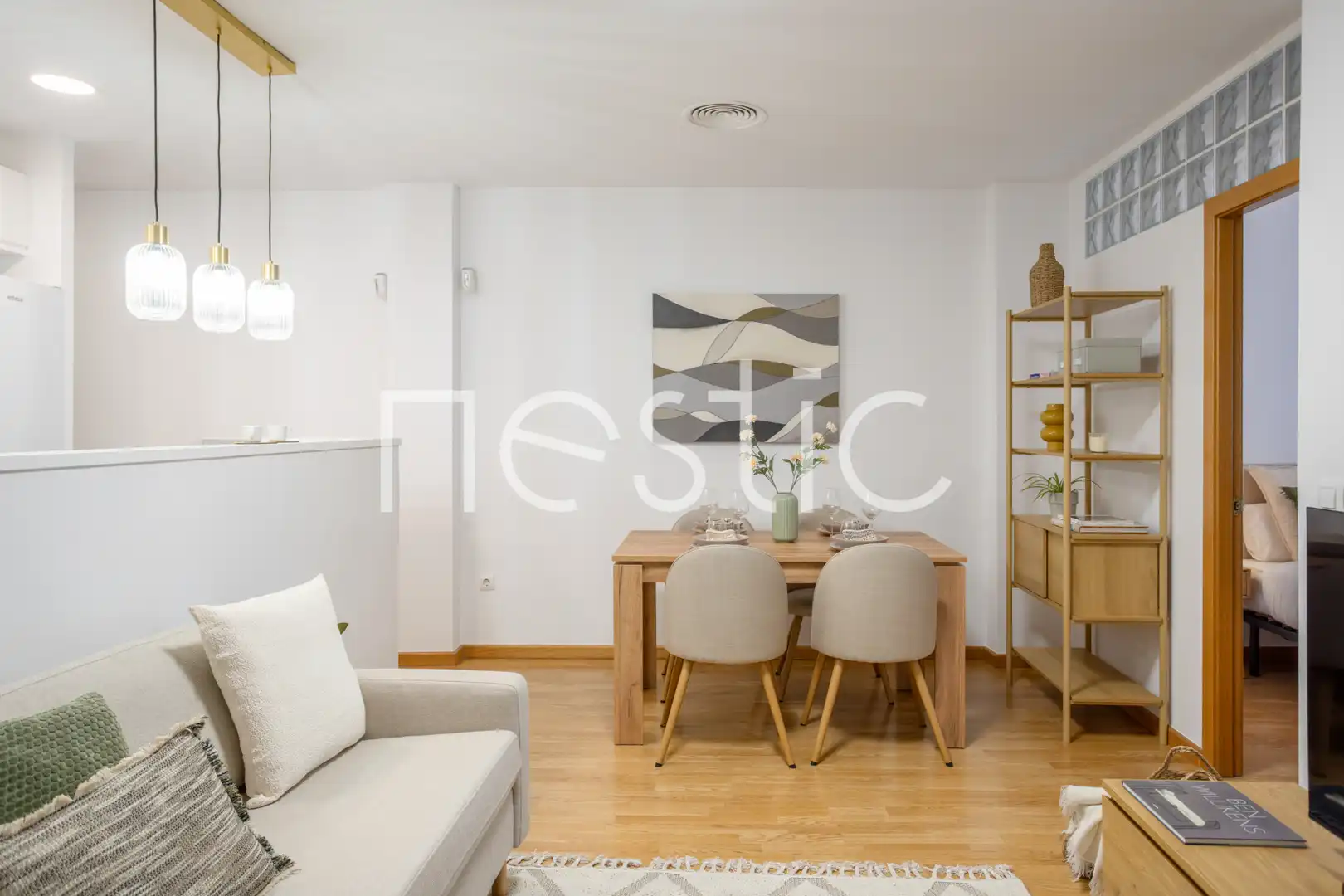 Wohnzimmer von Wohnungen zur Miete in Madrid mit Klimaanlage, Heizung und Möbliert