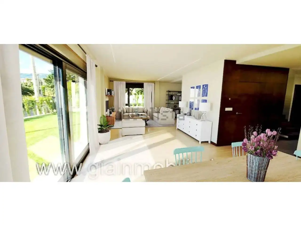 Living room of Houses for sale in Baiona  with Heating, Private garden and Terrace
