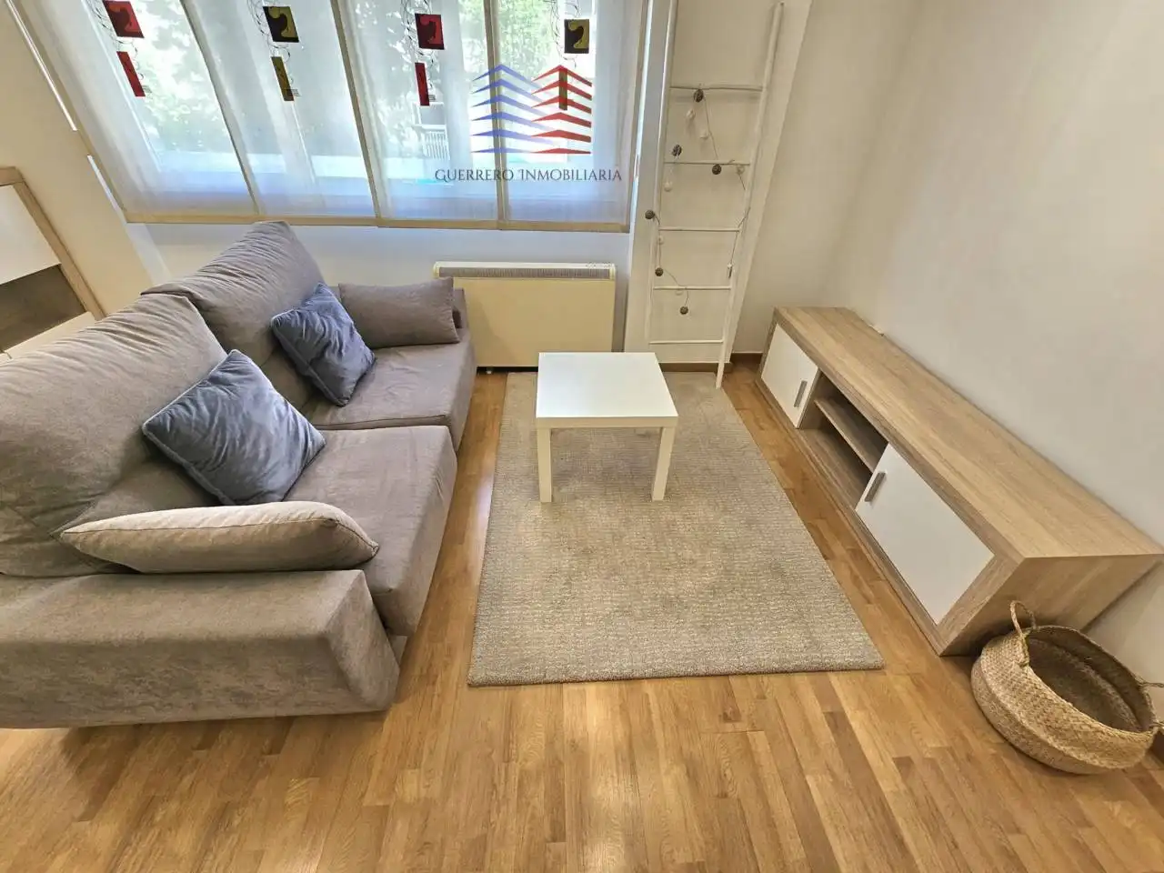 Sala de estar de Estudio de alquiler en Ourense Capital  con Calefacción, Parquet y Trastero