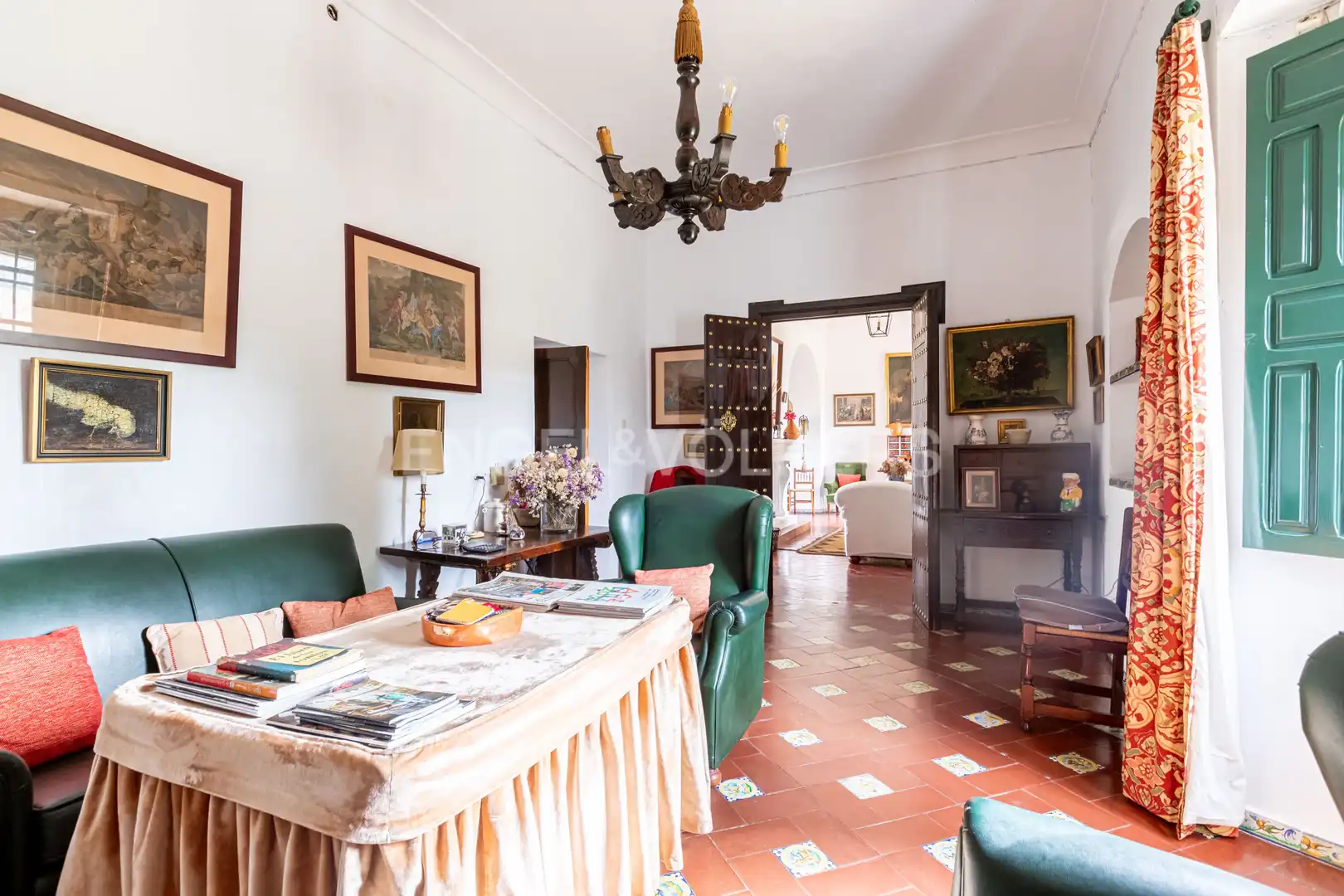 Sala de estar de Casa o chalet en venta en La Puebla de Cazalla con Calefacción, Jardín privado y Terraza