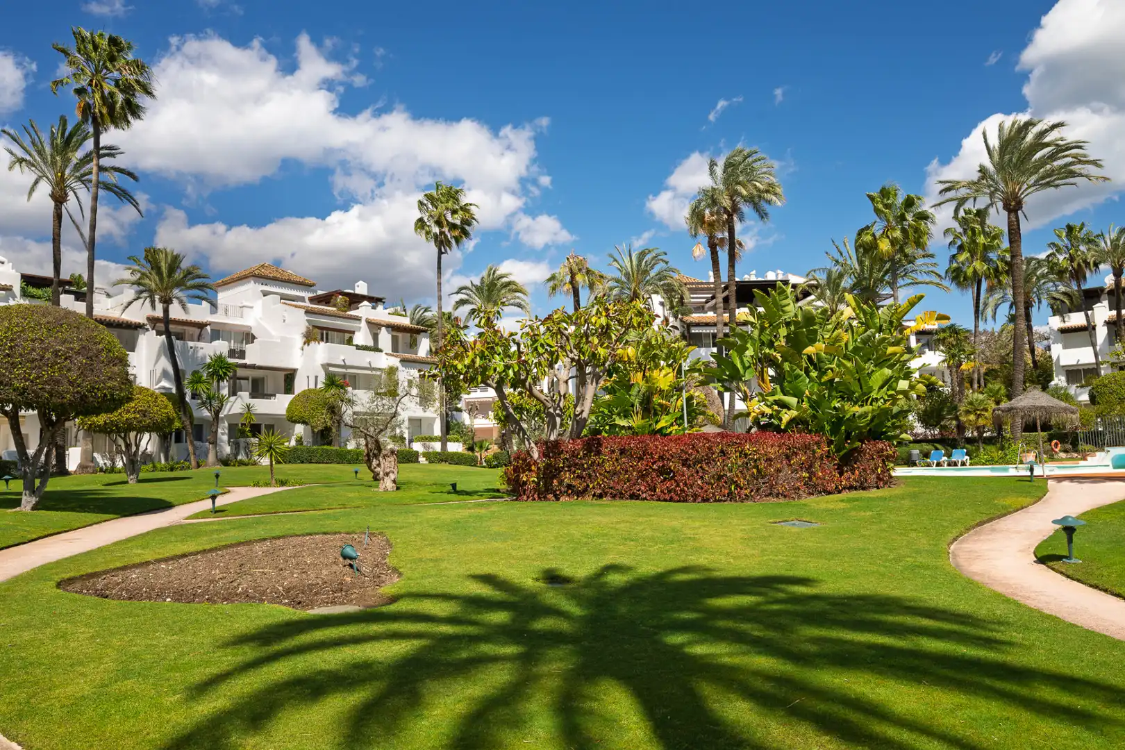 Garden of Ground floor for sale in Estepona  with Air Conditioner, Terrace and Swimming Pool